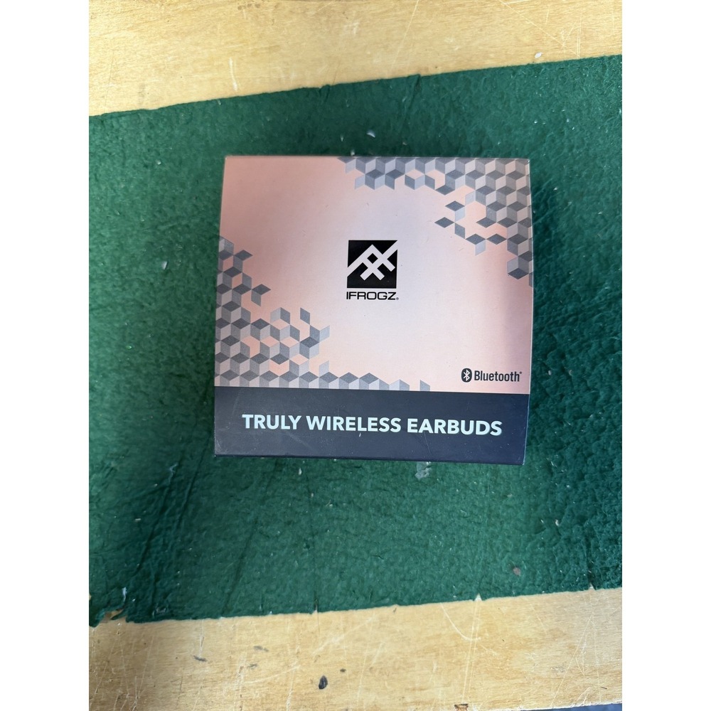 iFrogz EP-TW-ROSE Truly Wireless Earbuds Rose Gold Bluetooth w/Case & Accessorie